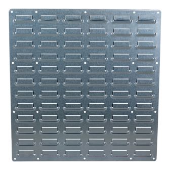 Panneau acier 480x500 mm à fentes - Novap