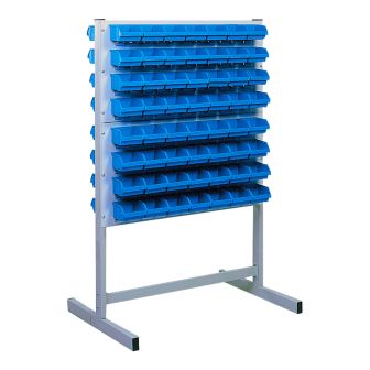 Rack double face équipé de bacs 1L - 5201411