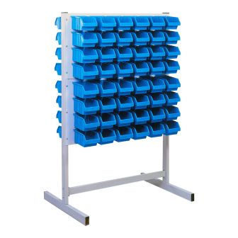 Rack double face équipé de bacs 2L - 5201428