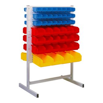 Rack double face équipé de bacs 1L, 3L et 8L - 5201480