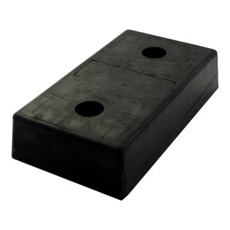 Butée de quai caoutchouc - Butée 45 - Novap