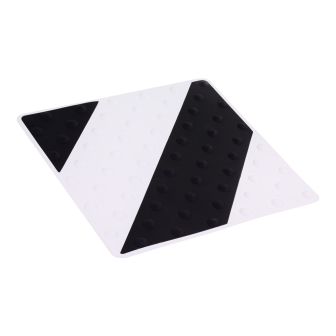 Dalle podotactile intérieure/extérieure Noir/Blanc - Novap