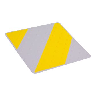 Dalle podotactile intérieure/extérieure Jaune/Gris - Novap