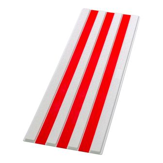 Bande de guidage PMR - Rouge/Blanc - Novap