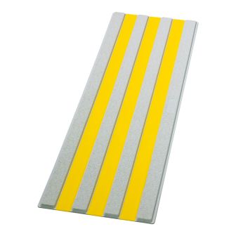 Bande de guidage PMR - Gris/Jaune - Novap