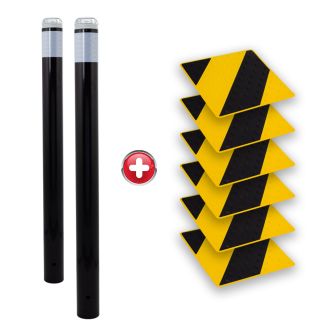 Kit passage piétons - Tubes Noir - Dalles Jaune/Noir - 6200161