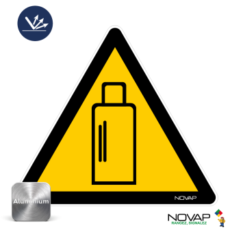 Panneau Danger présence bouteilles de gaz - Classe 2 - Novap