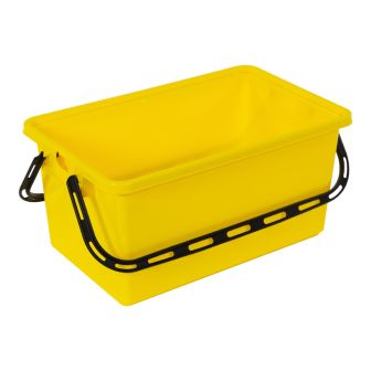 Bac universel plastique jaune avec anses | NOVAP