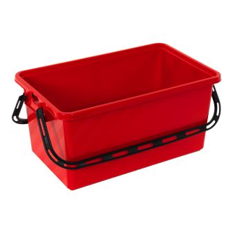 Bac universel plastique rouge avec anses | NOVAP