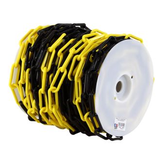 Bobine 25m de chaîne Polyamide Jaune/Noir