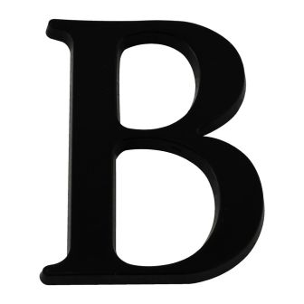 Lettre B en relief autocollant - Noire - Novap