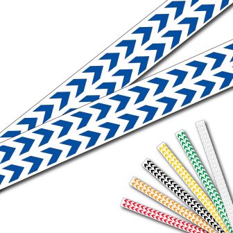 Lot 2 bandes 100mm x 1m - Double Chevrons - Novap