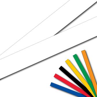 Lot 2 bandes 100mm x 1m - Lignes pleines - Novap