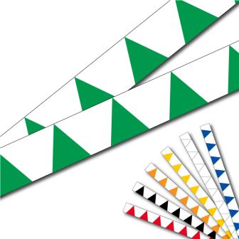 Lot 2 bandes 52mm x 1m - Triangles - Novap