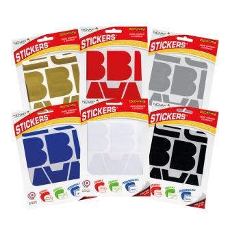 Lettres autocollantes 60mm - NOVADHESIFS - Novap