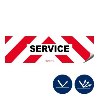 Panneaux d’intervention - Service - adhésif - Novap