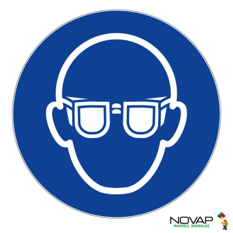 Panneau Lunettes de protection obligatoire - Novap