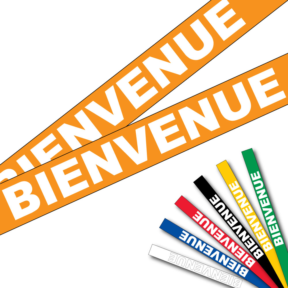 Lot 2 bandes 100mm x 1m - Bienvenue - Novap