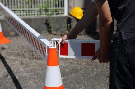 barrières télescopiques utilisation